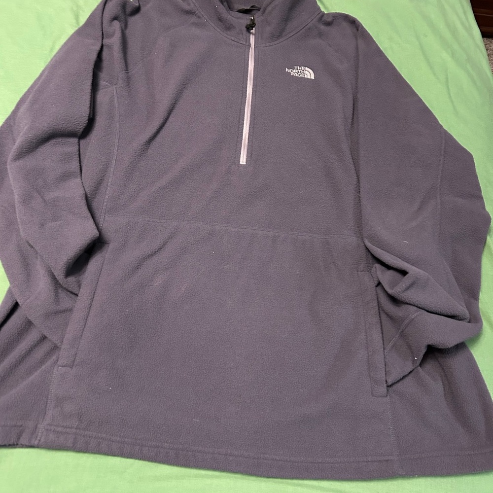 The North Face Charcoal/lavender Fleece